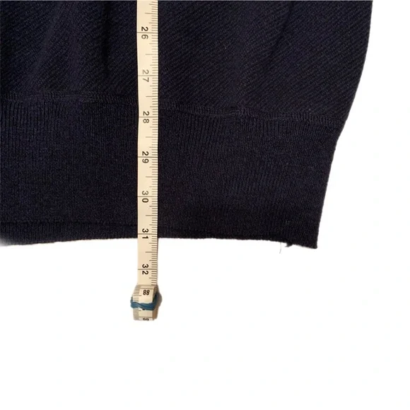 Robert Graham Deep Blue Zip-Up Sweater - Picture 5 of 6